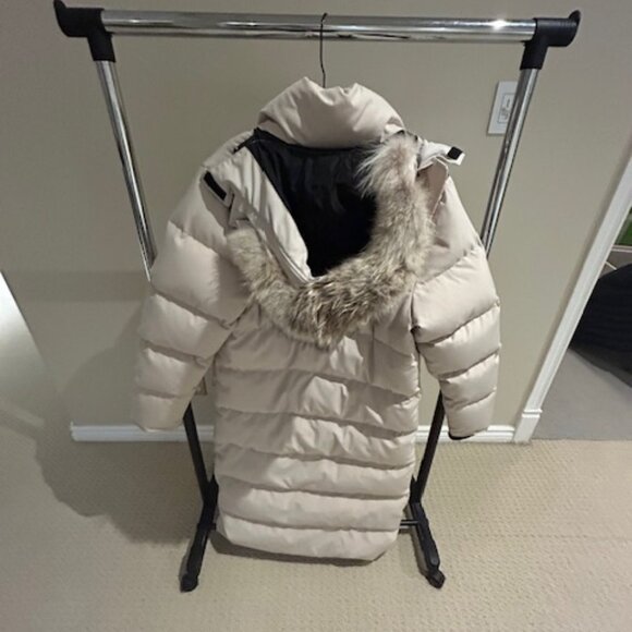 CANADA GOOSE CREAM LONG PUFFER - Picture 3 of 3